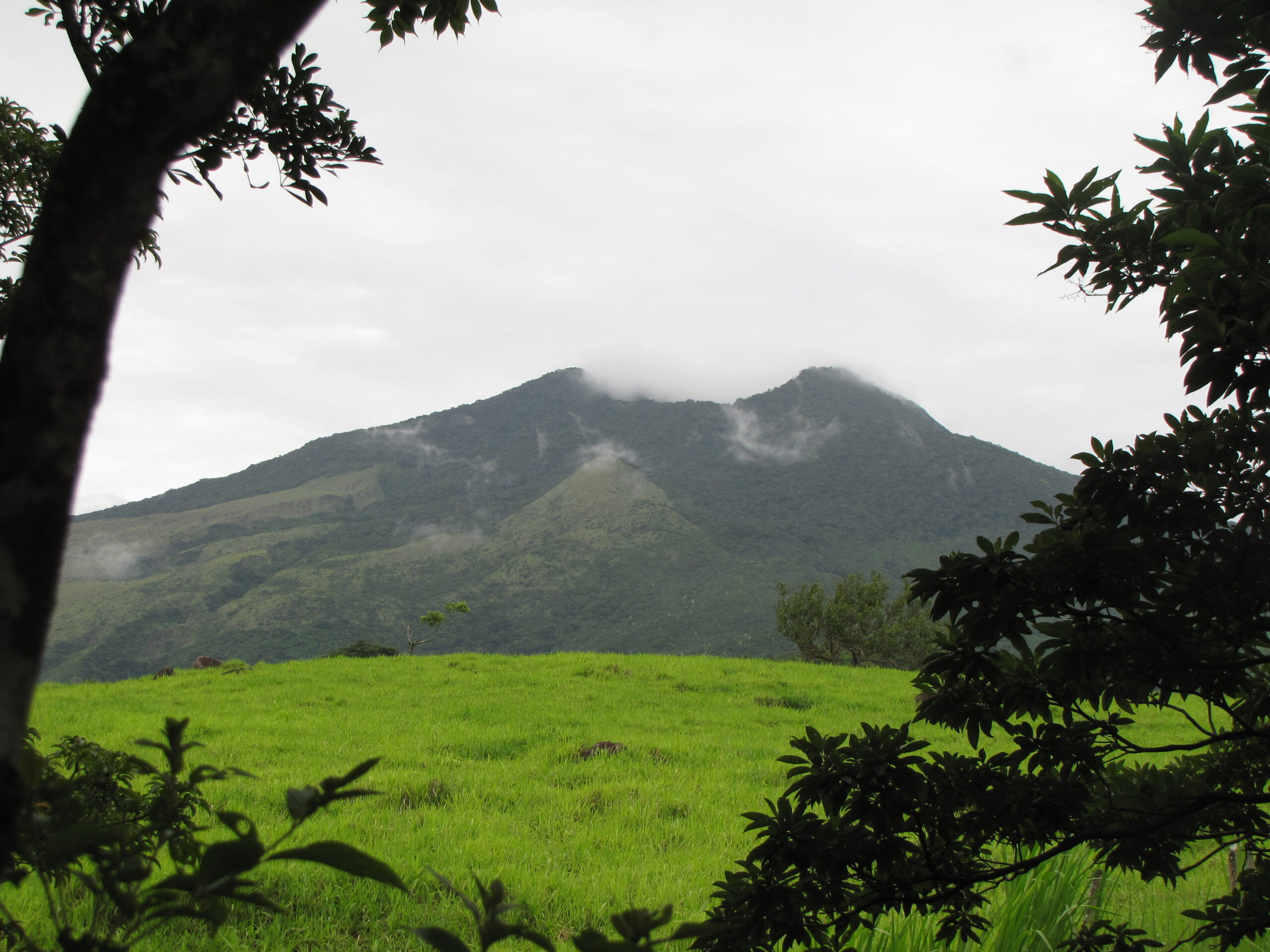 Miravalles Volcano above the countryside of Guanacaste