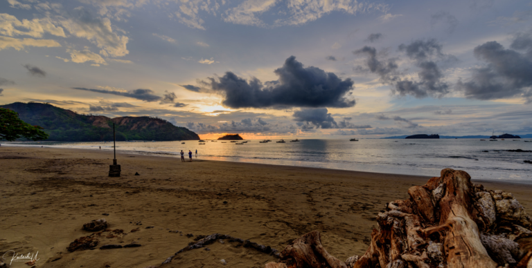 Playas del Coco bay and the Guanacaste coastline