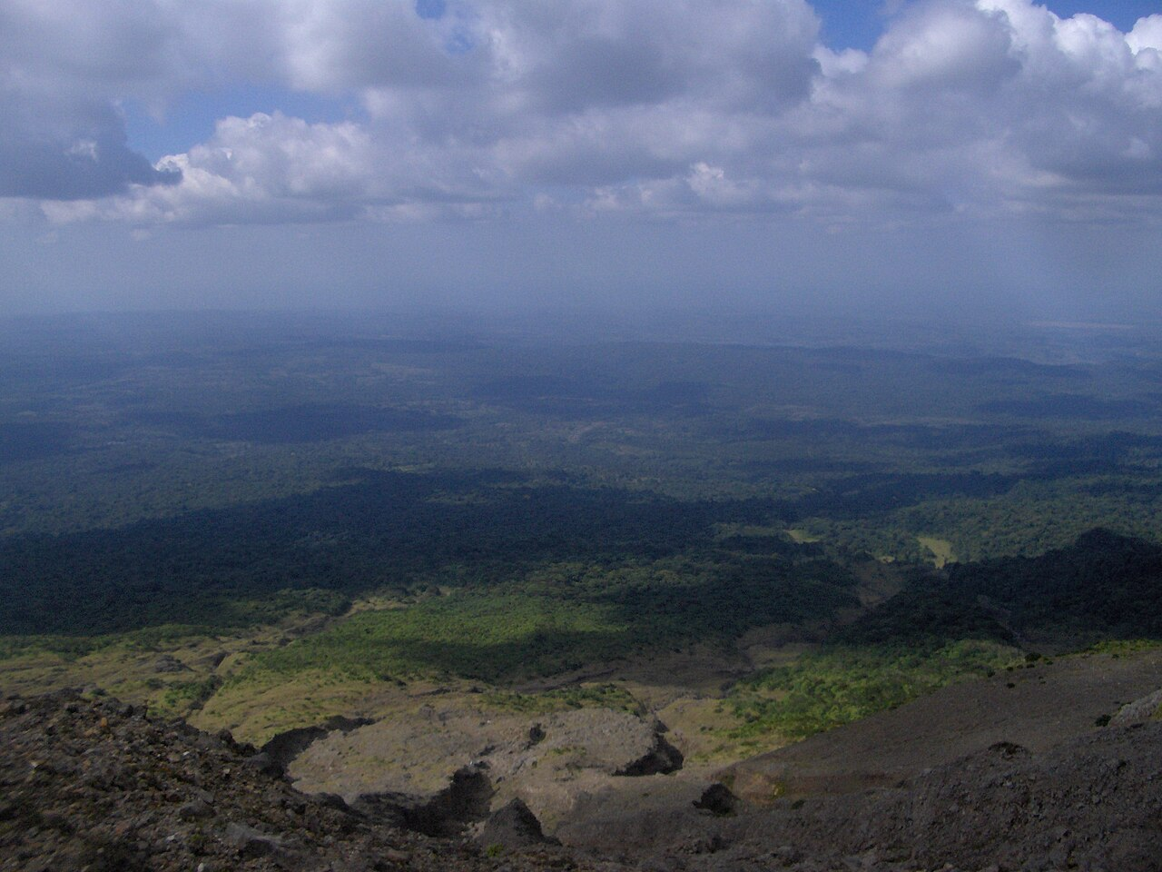 Volcanic landscape at Rincón de la Vieja